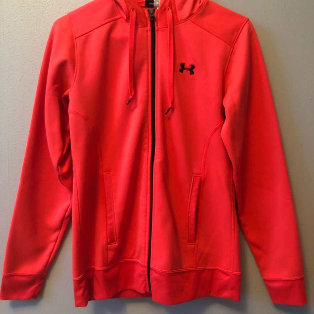 Under Amour bright pink sweatshirt